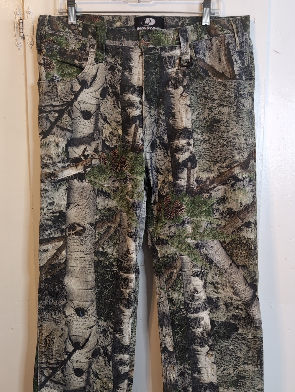Mossy Oak Spruce Camo Jeans mens 34x34